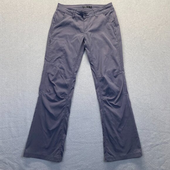 Prana‎ Roll Up Hiking/Cross-Functional Pants Womens Size 8 Regular - Gray - Picture 1 of 16